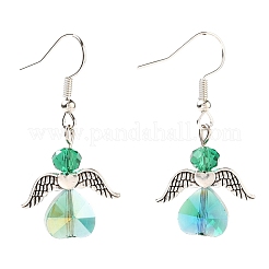 Electroplate Glass Dangle Earrings&nbsp;EJEW-JE04319