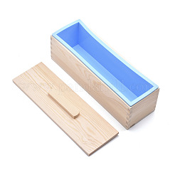 Rectangular Pine Wood Soap Molds Sets&nbsp;DIY-F057-03A