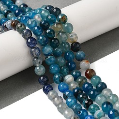 Dyed & Heated Natural Agate Beads Strands&nbsp;G-P539-G01