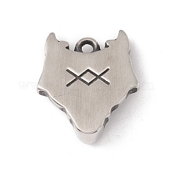 304 Stainless Steel Pendants&nbsp;STAS-E158-05AS
