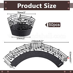 Musical Note Cupcake Wrappers&nbsp;AJEW-WH0871-27