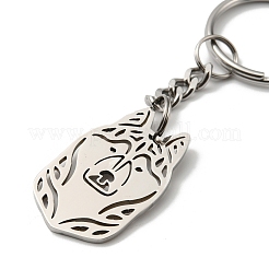 Non-Tarnish 201 Stainless Steel Keychain&nbsp;KEYC-Z003-04P