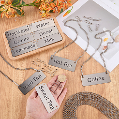 10Pcs 1Bag 304 Stainless Steel Pendants&nbsp;STAS-FG0001-11