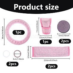 Cloth Steering Wheel Covers&nbsp;AJEW-WH0766-15B