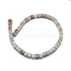 Natural Aqua Terra Jasper Beads Strands&nbsp;G-I213-01-4mm