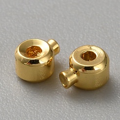 Brass Crimp Beads&nbsp;FIND-WH0152-512G