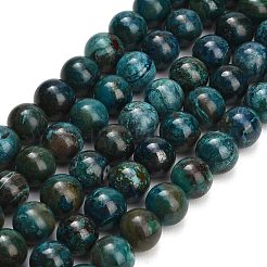 Natural Chrysocolla Beads Strands&nbsp;G-G475-A03-10mm