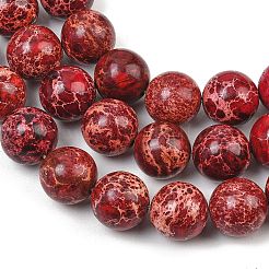 Dyed Natura Imperial Jasper Beads Strands&nbsp;GG-CBAF9E5-A01-14mm-D