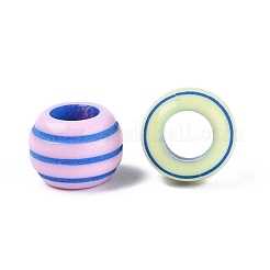 Opaque Acrylic European Beads&nbsp;SACR-Q001-01