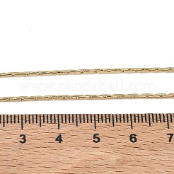 1.2MM 304 Stainless Steel Boston Link Chain Necklaces&nbsp;NJEW-D328-01G-03