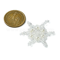 Christmas Seed Beads Beaded Charms&nbsp;PALLOY-MZ00300-01