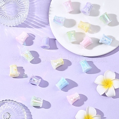 10Pcs UV Plating Acrylic Beads&nbsp;MACR-YW0004-57