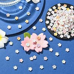 200Pcs Resin Flower Cabochons&nbsp;FIND-CJC0005-75