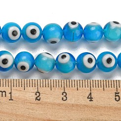 Handmade Lampwork Beads Strands&nbsp;LAMP-H001-07C