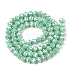 Electroplate Glass Beads Strands&nbsp;X-EGLA-A044-P6mm-B14