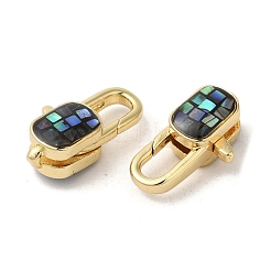 Brass Enamel Lobster Claw Clasps&nbsp;KK-K385-015G