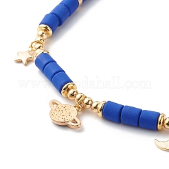 Alloy Enamel Planet & Astronaut Pendant Necklace Set&nbsp;NJEW-JN03622