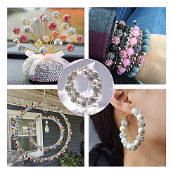 175Pcs 11 Styles Pave Disco Ball Beads&nbsp;RB-TA0001-23