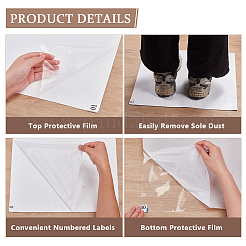 Adhesive & Plastic Sticky Pad for Basketball Shoes&nbsp;AJEW-WH0816-428