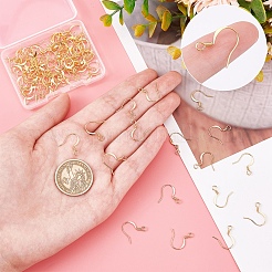 100Pcs Brass Earring Hooks&nbsp;KK-CN0001-79