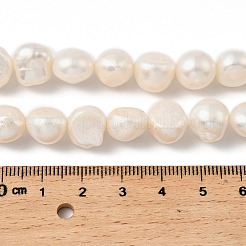 Natural Cultured Freshwater Pearl Beads Strands&nbsp;PEAR-P064-19L-05B