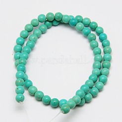 Synthetic Turquoise Beads Strands&nbsp;TURQ-G106-10mm-02D