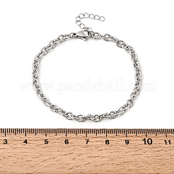 304 Stainless Steel Chain Bracelets&nbsp;BJEW-Z167-02P