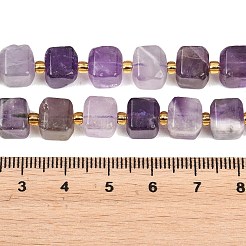 Natural Banded Amethyst Beads Strands&nbsp;G-F832-A07-01B