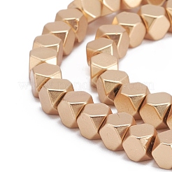 Non-magnetic Synthetic Hematite Beads Strands&nbsp;G-H270-01G-01