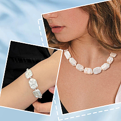 1 Strand Natural Keshi Pearl Beads Strands&nbsp;PEAR-PA0001-04