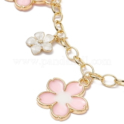 Flower & Bowknot Brass Bag Extension Chains&nbsp;AJEW-BA00137