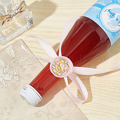 Brass Wax Seal Stamps with Wood Handle&nbsp;AJEW-WH0412-0252