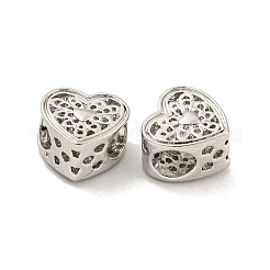 Valentine's Day Rack Plating Alloy European Beads&nbsp;FIND-B034-24P