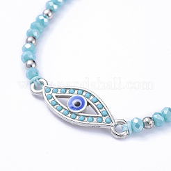 Adjustable Nylon Thread Braided Bead Bracelets&nbsp;BJEW-JB05157-03