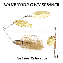 420Pcs 14 Styles Alloy Fishing Attractor Spinner Blades&nbsp;FIND-FH0017-14