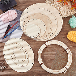 1 Set Wooden Knitting Crochet Bottoms Set&nbsp;WOOD-PH0002-57
