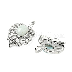 Natural Flower Amazonite Pendants&nbsp;G-L623-04P-08