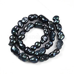 Natural Nucleated Baroque Keshi Pearl Beads Strands&nbsp;PEAR-S020-F13-01