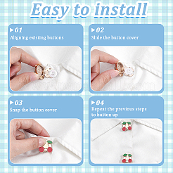 6Pcs Zinc Alloy Cufflinks&nbsp;BUTT-ME0001-53