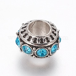 Tibetan Style Alloy European Beads&nbsp;PALLOY-F224-16AS