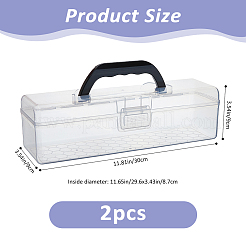 Plastic Tool Box Organizer&nbsp;CON-WH0110-034