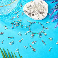 68Pcs 17 Styles Tibetan Style Alloy Pendants&nbsp;FIND-TA0006-19