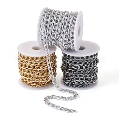 Aluminium Twisted Curb Chains&nbsp;CHA-CW0001-001
