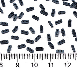 FGB 2-Hole Glass Seed Beads&nbsp;SEED-S031-S-SQ129F
