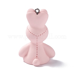Opaque PVC Plastic Big Pendants&nbsp;X-RESI-G049-01A