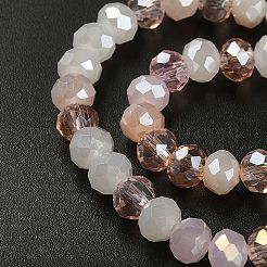 Electroplate Glass Beads Strands&nbsp;EGLA-YW0002-D09