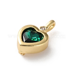 Brass Rhinestone Pendants&nbsp;KK-P320-05G-01