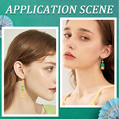 DIY Saint Patrick's Day Theme Dangle Earring Making Kits&nbsp;DIY-SC0024-74