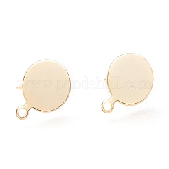 Brass Stud Earring Findings&nbsp;KK-H102-07
