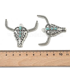 Bohemian Synthetic Turquoise Cattle Pendants&nbsp;FIND-Z112-01AS